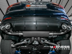 Maserati Grecale Performance Exhaust System - 3.0L Trofeo - Ragazzon - Evo Line - Axle Back w/ Electronic Operated Valve - Dual Exit/ Quad Stainless Steel Tips Maserati Grecale Performance Exhaust System - 3.0L Trofeo - Ragazzon - Evo Line - Axle Back w/ Electronic Operated Valve - Dual Exit/ Quad Stainless Steel Tips